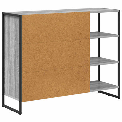 Side Cabinet Grey Sonoma 96.5 x 30 x 75 cm Engineered Wood