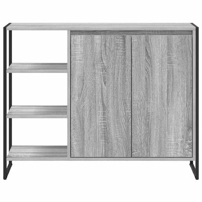 Side Cabinet Grey Sonoma 96.5 x 30 x 75 cm Engineered Wood