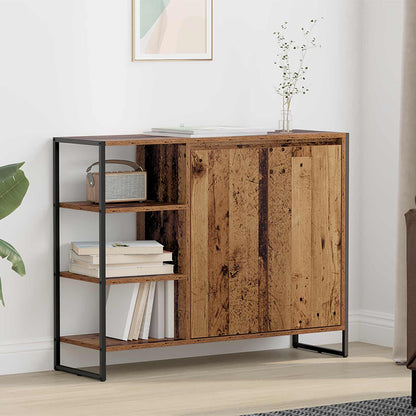 Side Cabinet Old Wood 96.5 x 30 x 75 cm Engineered Wood
