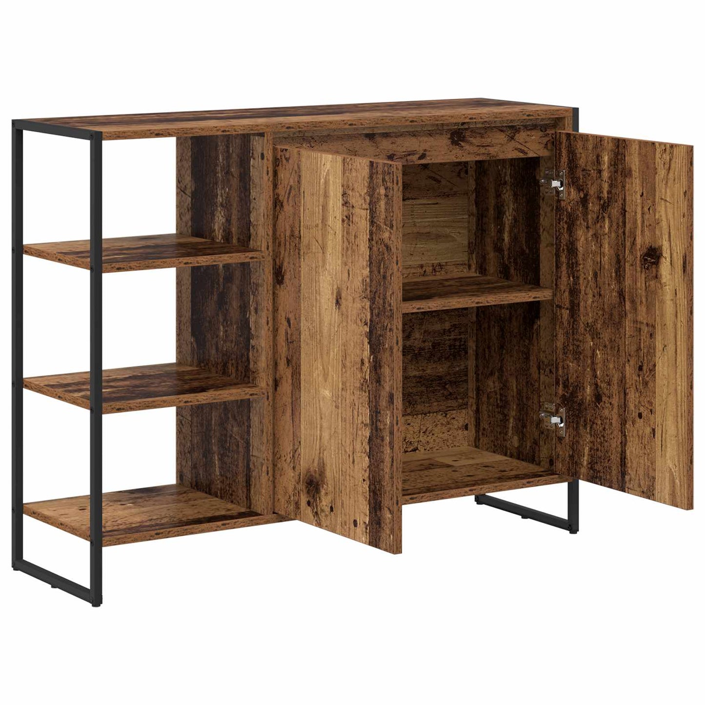 Side Cabinet Old Wood 96.5 x 30 x 75 cm Engineered Wood