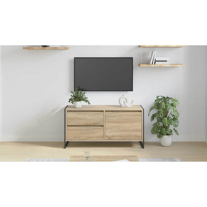 TV Cabinet Sonoma 100 x 36 x 49.5 cm Engineered Wood
