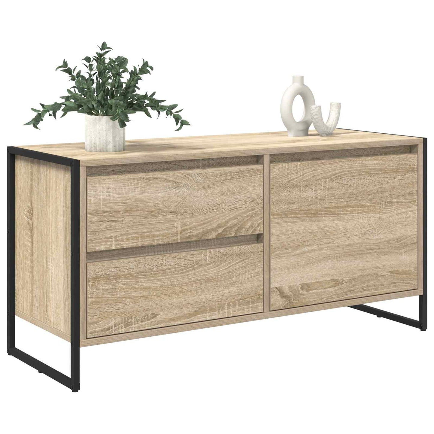 TV Cabinet Sonoma 100 x 36 x 49.5 cm Engineered Wood