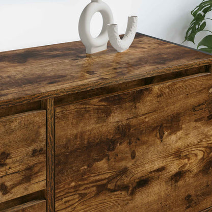 TV Cabinet Smoke Oak 100 x 36 x 49.5 cm Engineered Wood