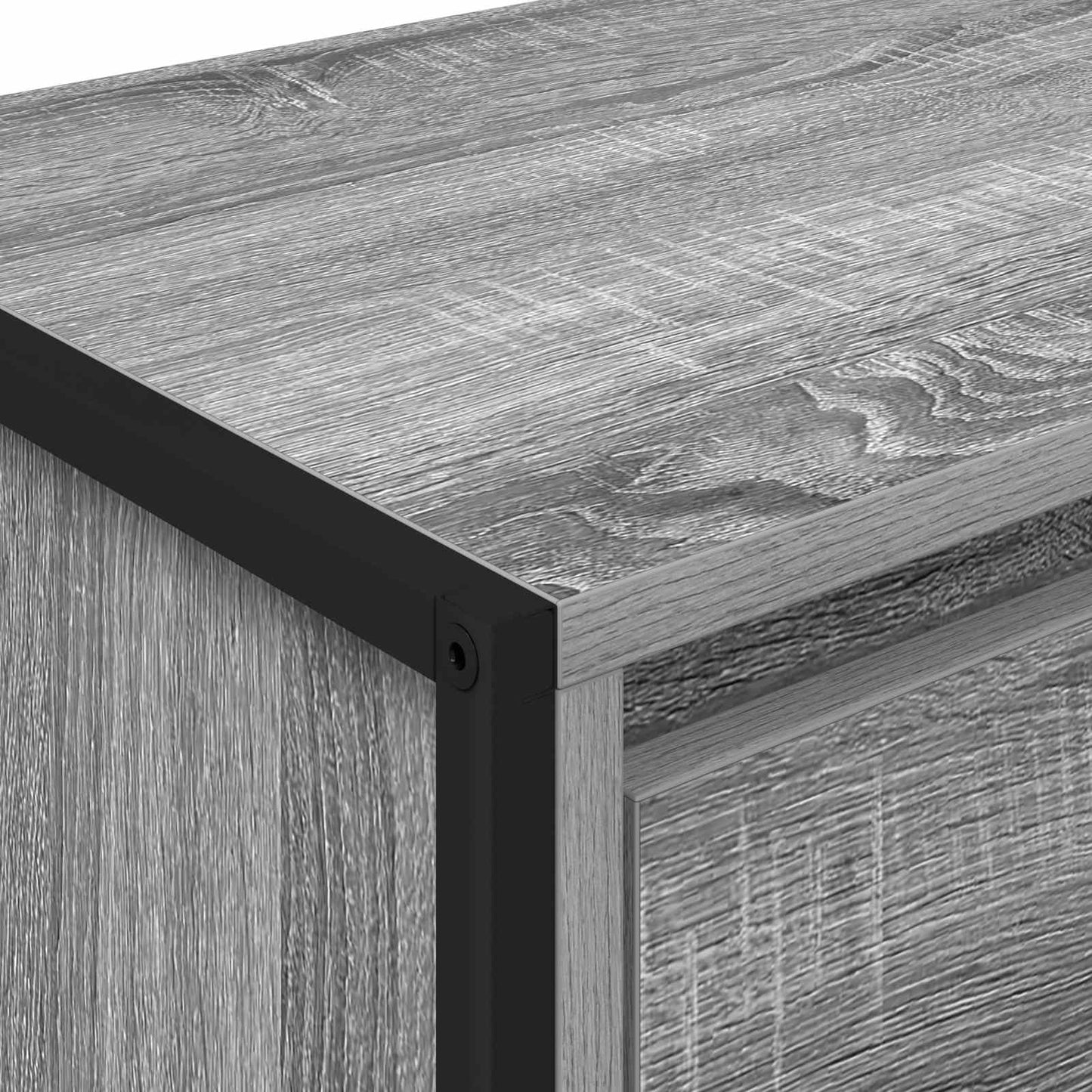 TV Cabinet Grey Sonoma 100 x 36 x 49.5 cm Engineered Wood