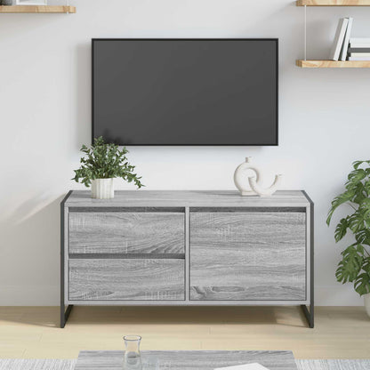 TV Cabinet Grey Sonoma 100 x 36 x 49.5 cm Engineered Wood