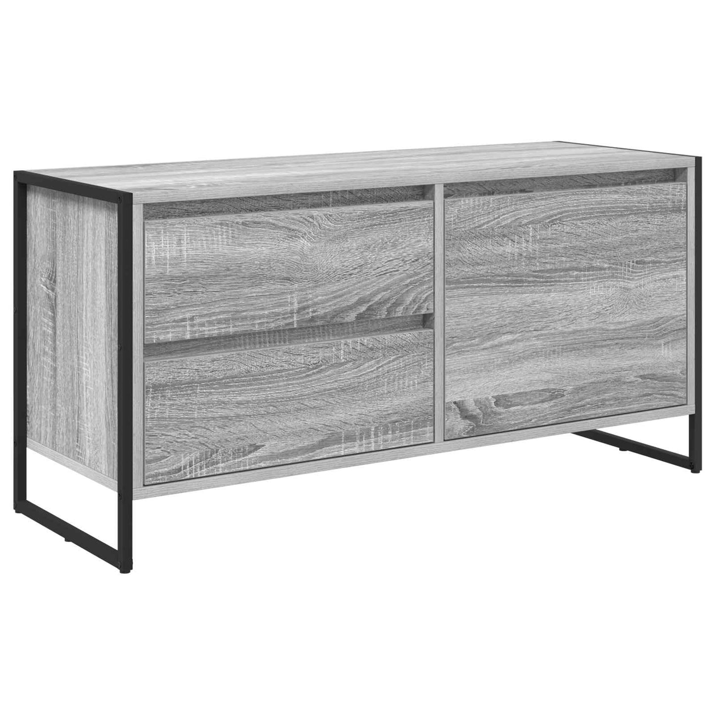 TV Cabinet Grey Sonoma 100 x 36 x 49.5 cm Engineered Wood