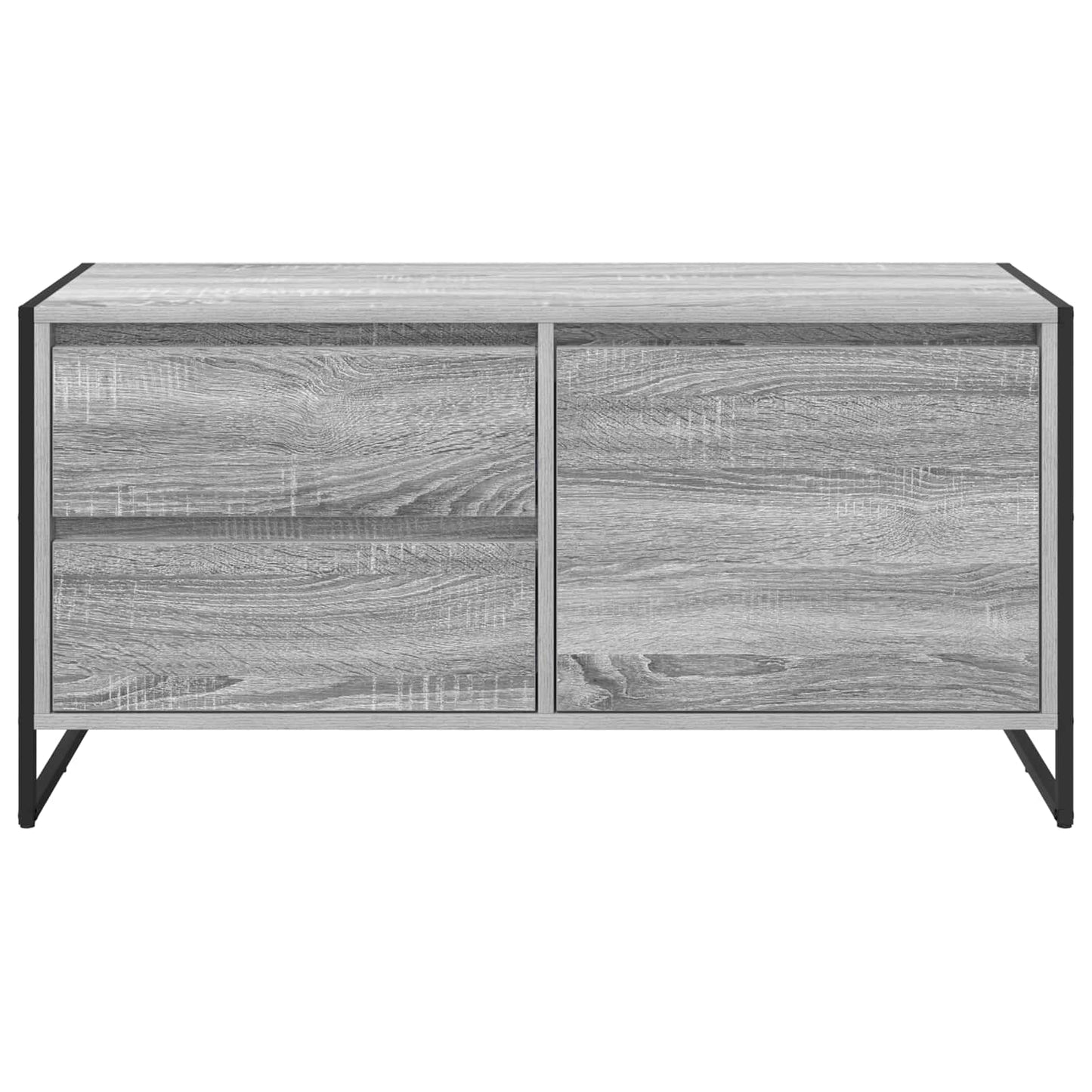 TV Cabinet Grey Sonoma 100 x 36 x 49.5 cm Engineered Wood