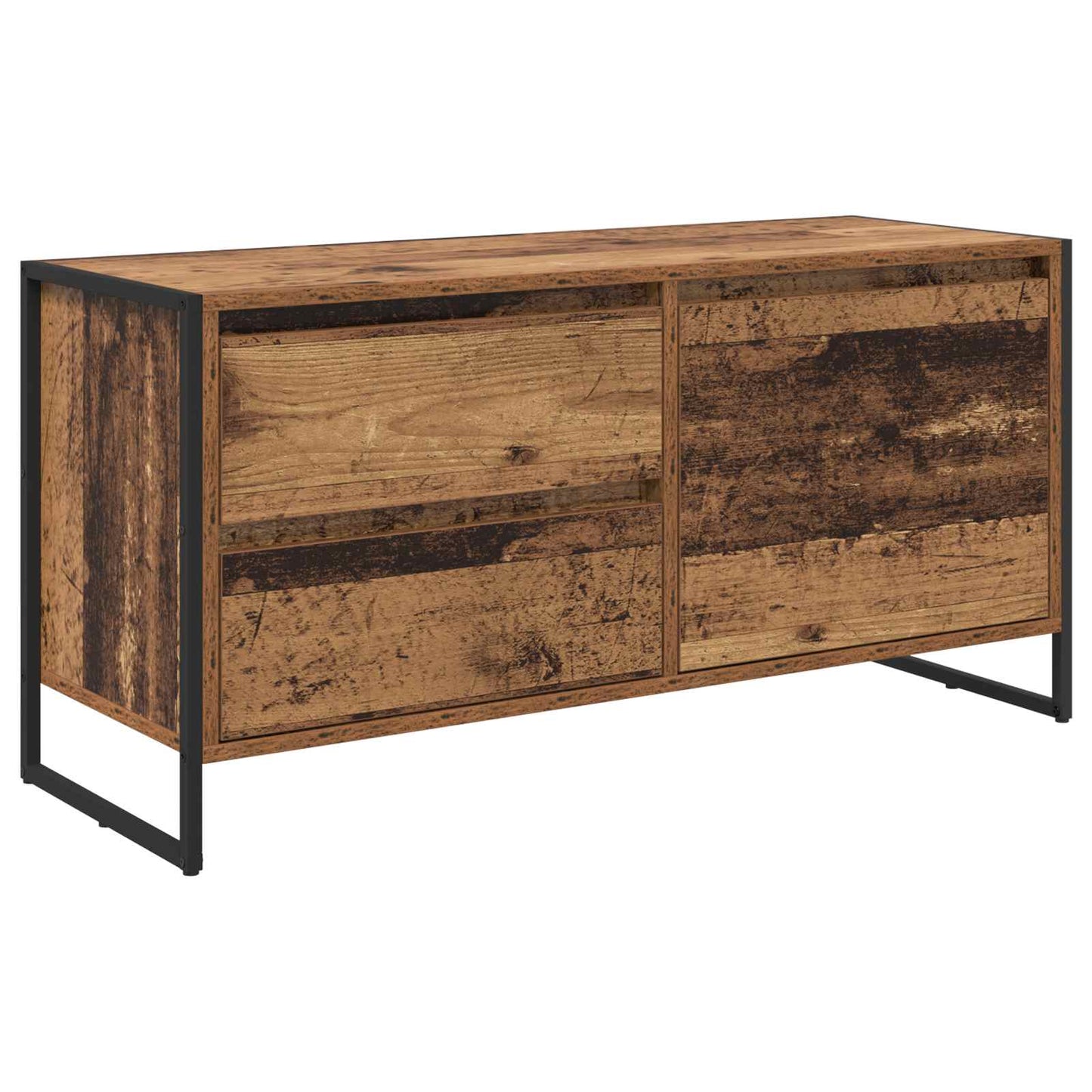 TV Cabinet Old Wood 100 x 36 x 49.5 cm Engineered Wood