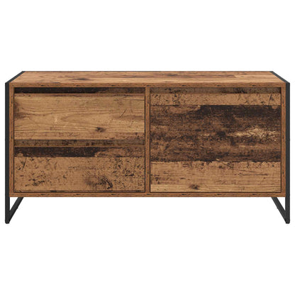 TV Cabinet Old Wood 100 x 36 x 49.5 cm Engineered Wood
