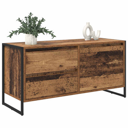 TV Cabinet Old Wood 100 x 36 x 49.5 cm Engineered Wood