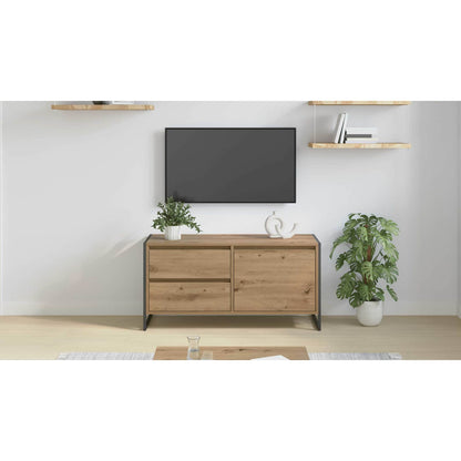 TV Cabinet Artisian Oak 100 x 36 x 49.5 cm Engineered Wood