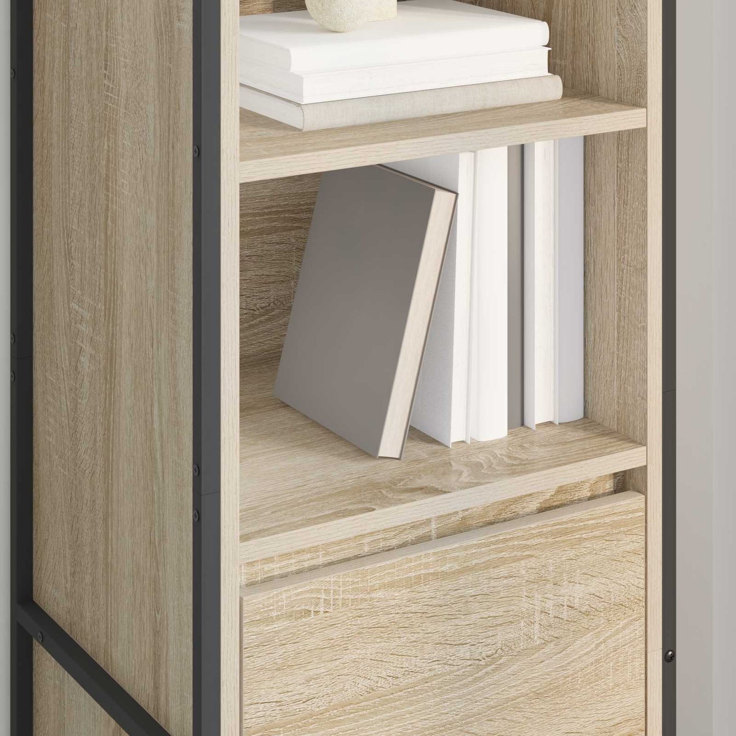 Book Cabinet Sonoma 43 x 36 x 150.5 cm Engineered Wood