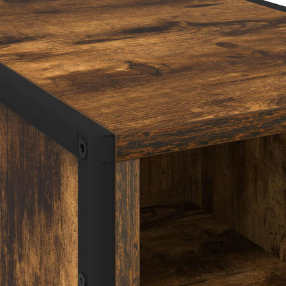 Bedside Table 2 pcs Smoke Oak 39.5 x 30 x 50 cm Engineered Wood