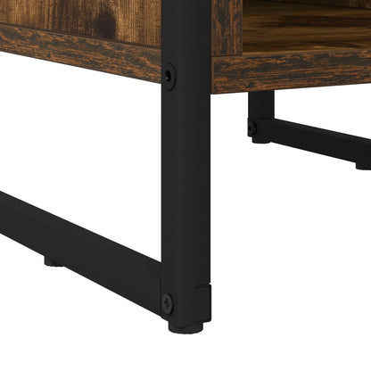 Bedside Table 2 pcs Smoke Oak 39.5 x 30 x 50 cm Engineered Wood