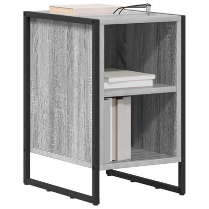 Bedside Table Grey Sonoma 39.5 x 30 x 50 cm Engineered Wood