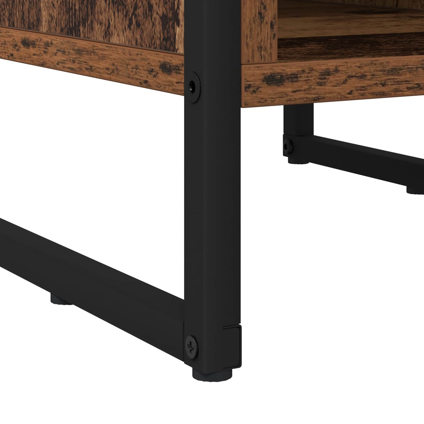Bedside Table Old Wood 39.5 x 30 x 50 cm Engineered Wood