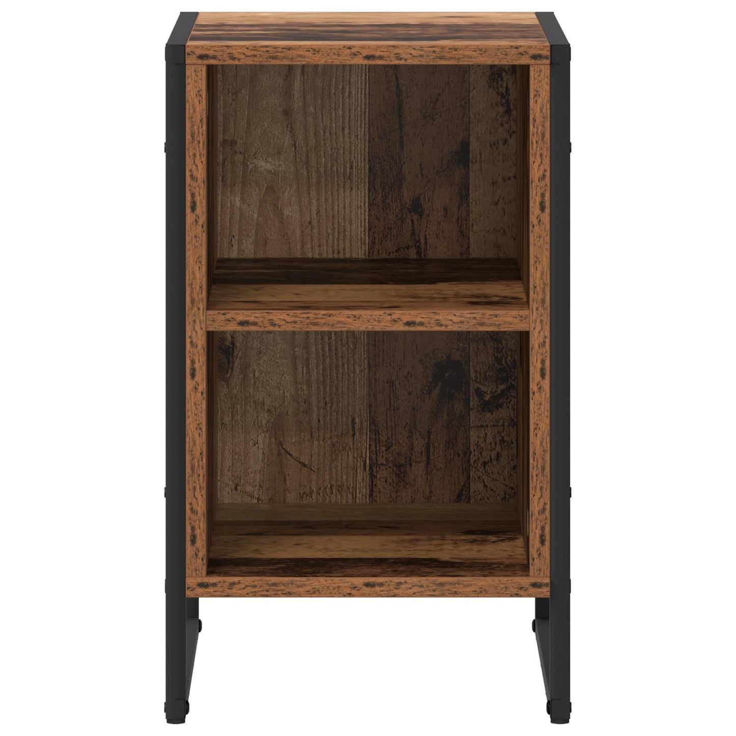 Bedside Table 2 pcs Old Wood 39.5 x 30 x 50 cm Engineered Wood