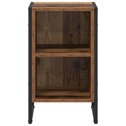 Bedside Table 2 pcs Old Wood 39.5 x 30 x 50 cm Engineered Wood