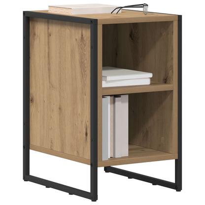 Bedside Table Artisian Oak 39.5 x 30 x 50 cm Engineered Wood