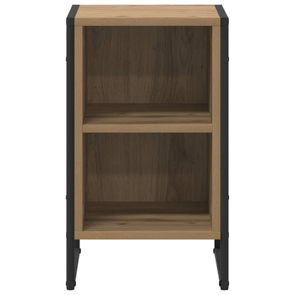 Bedside Table 2 pcs Artisian Oak 39.5 x 30 x 50 cm