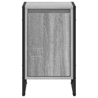 Bedside Table 2 pcs Grey Sonoma 39.5 x 30 x 50 cm