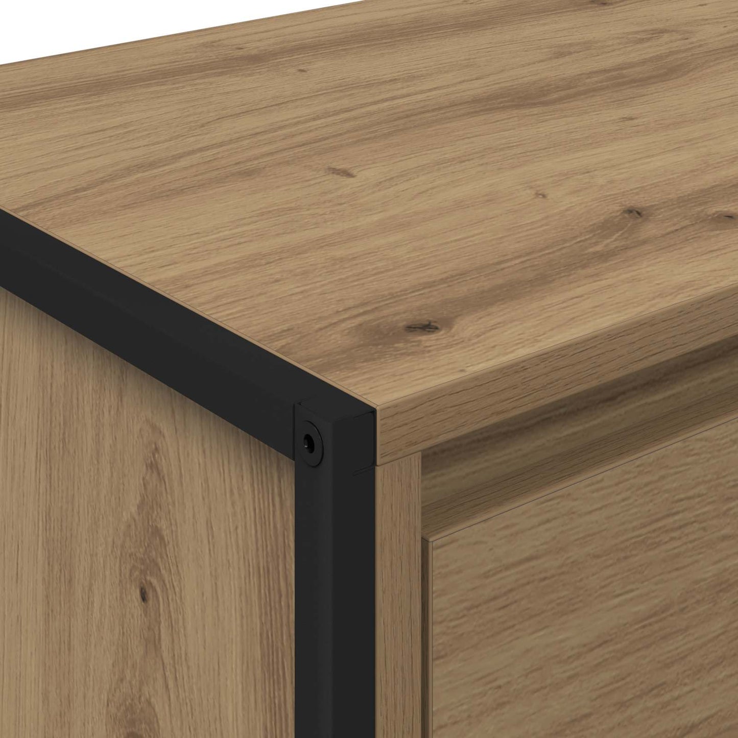 Bedside Table 2 pcs Artisian Oak 39.5 x 30 x 50 cm