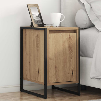 Bedside Table 2 pcs Artisian Oak 39.5 x 30 x 50 cm