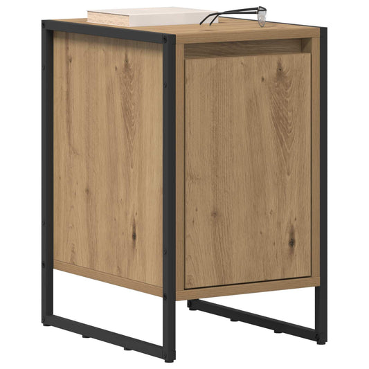 Bedside Table 2 pcs Artisian Oak 39.5 x 30 x 50 cm