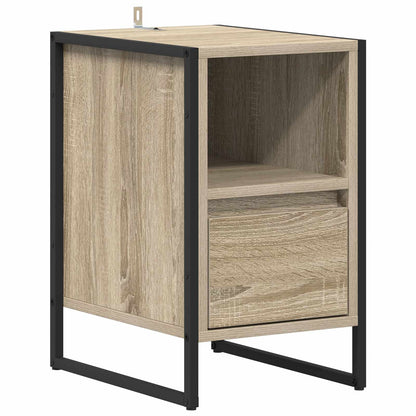 Bedside Table 2 pcs Sonoma 39.5 x 30 x 50 cm Engineered Wood