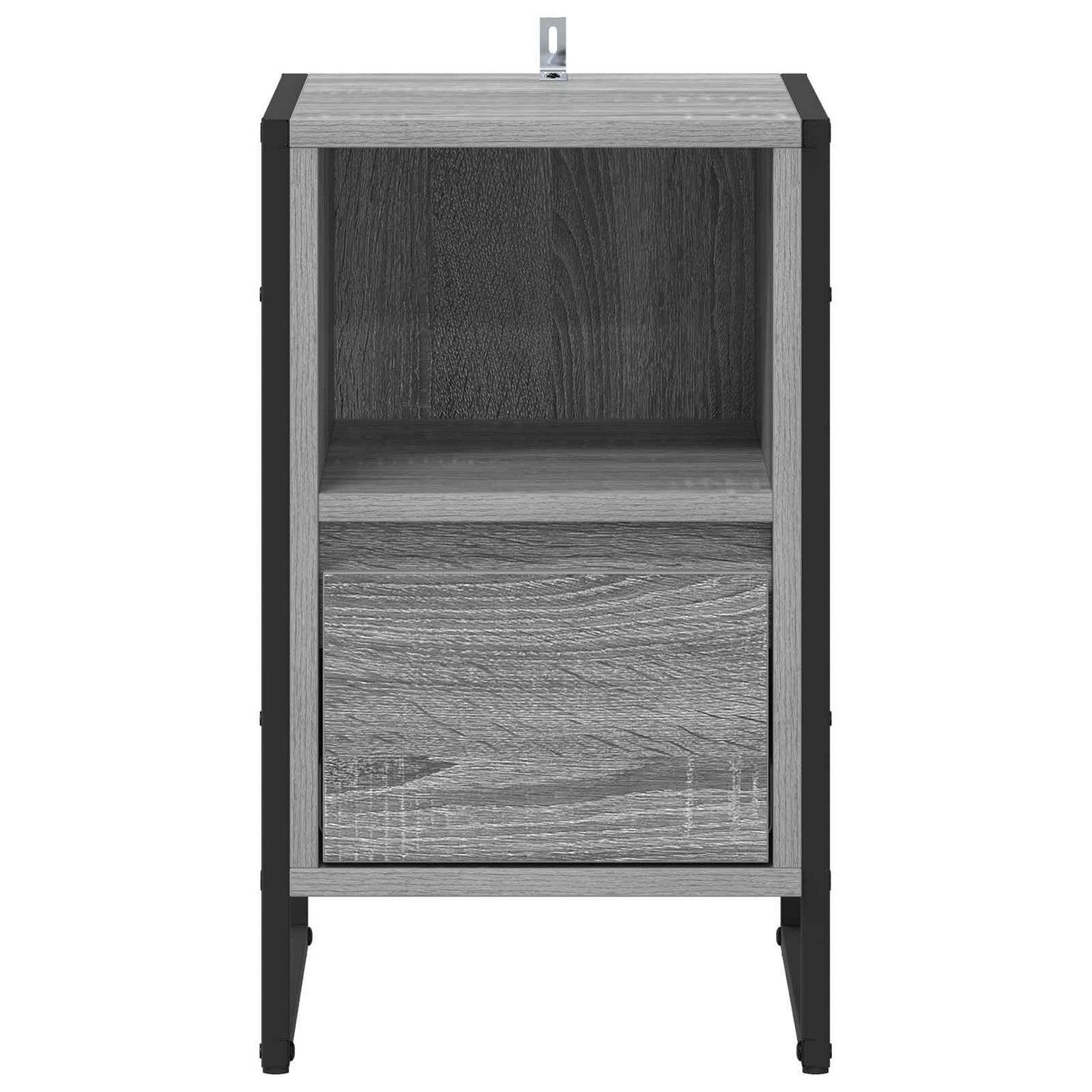Bedside Table Grey Sonoma 39.5 x 30 x 50 cm Engineered Wood