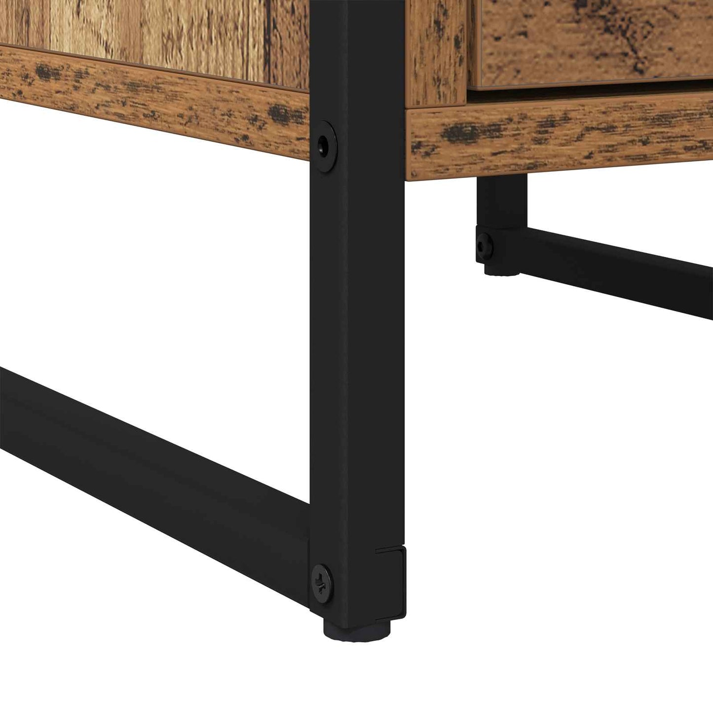 Bedside Table 2 pcs Old Wood 39.5 x 30 x 50 cm Engineered Wood