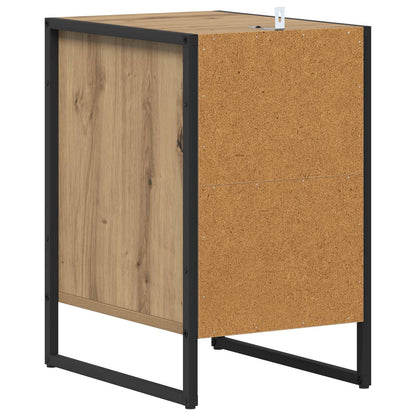Bedside Table Artisian Oak 39.5 x 30 x 50 cm Engineered Wood