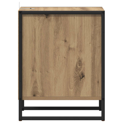 Bedside Table with Drawer 2 pcs Artisian Oak 39.5 x 30 x 50 cm
