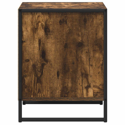 Bedside Table 2 pcs Smoke Oak 50 x 39.5 x 50 cm Engineered Wood