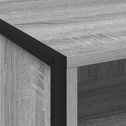 Bedside Table with Drawer 2 pcs Grey Sonoma 50 x 39.5 x 50 cm