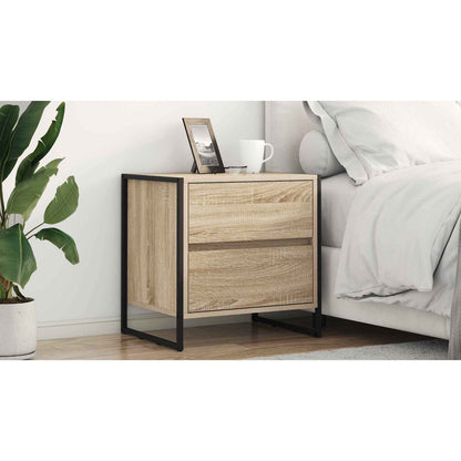 Bedside Table Sonoma 50 x 39.5 x 50 cm Engineered Wood
