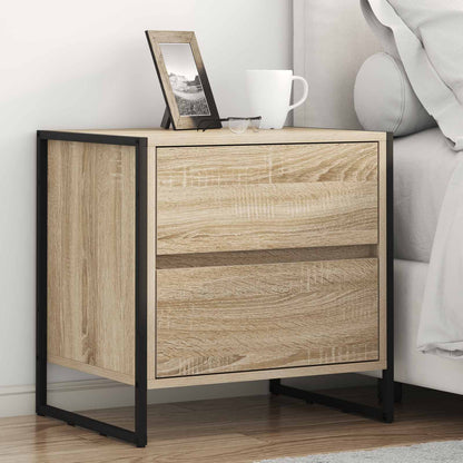 Bedside Table Sonoma 50 x 39.5 x 50 cm Engineered Wood
