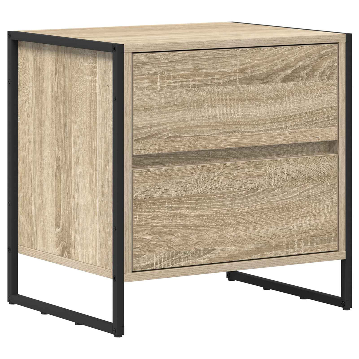 Bedside Table Sonoma Oak 50 x 39.5 x 50 cm Engineered Wood