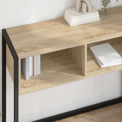 End Table with Storage Sonoma 100 x 36 x 75 cm Engineered Wood