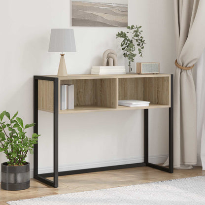 End Table with Storage Sonoma 100 x 36 x 75 cm Engineered Wood