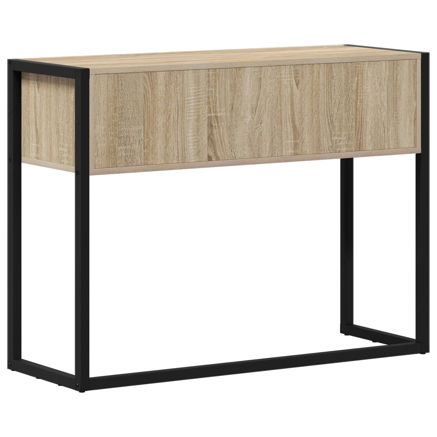 End Table with Storage Sonoma 100 x 36 x 75 cm Engineered Wood
