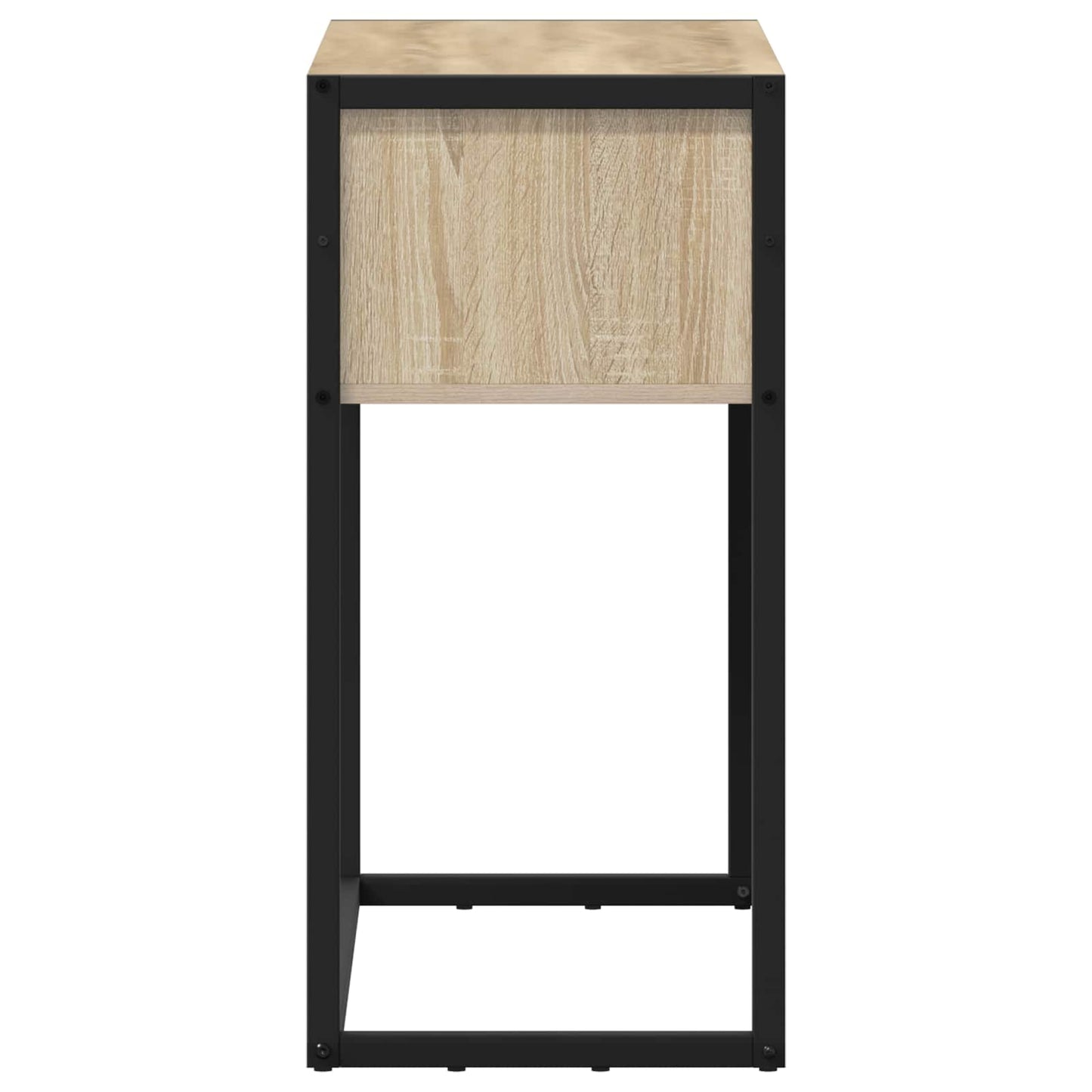 End Table with Storage Sonoma 100 x 36 x 75 cm Engineered Wood