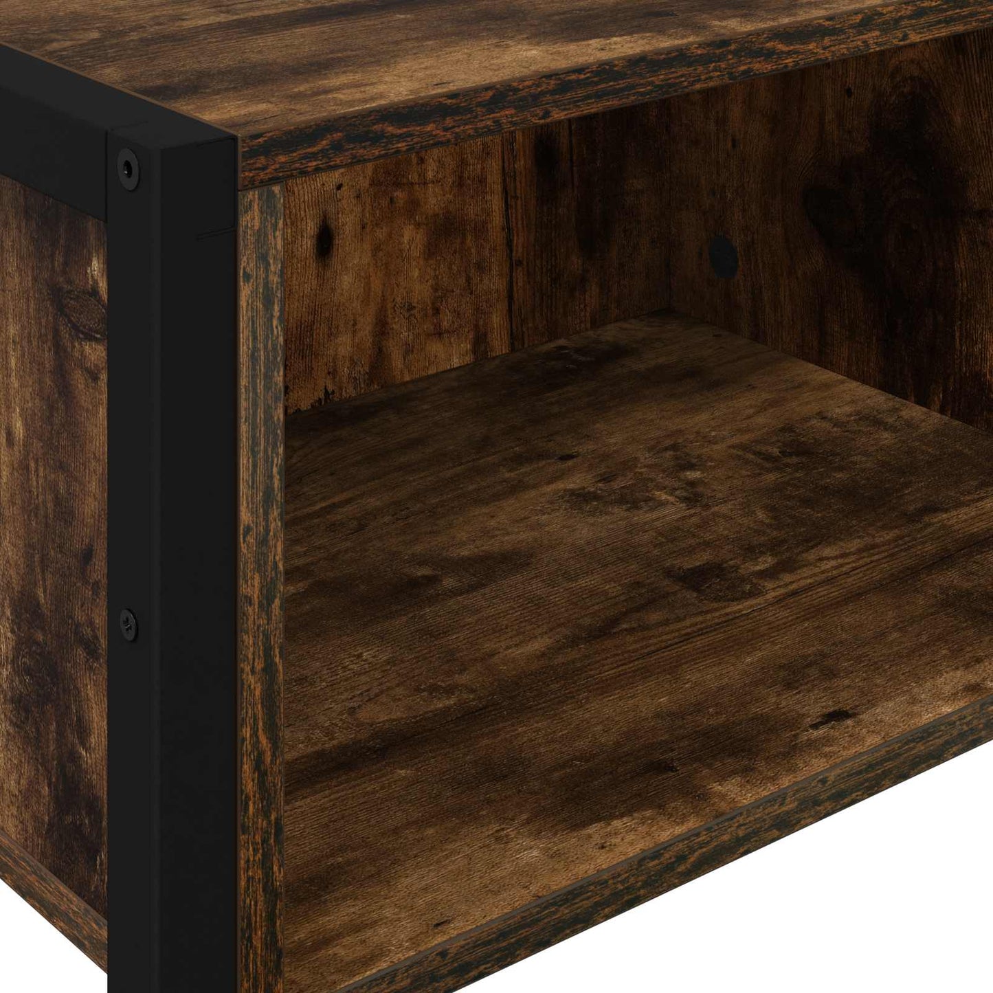 End Table Smoke Oak 100 x 36 x 75 cm Engineered Wood