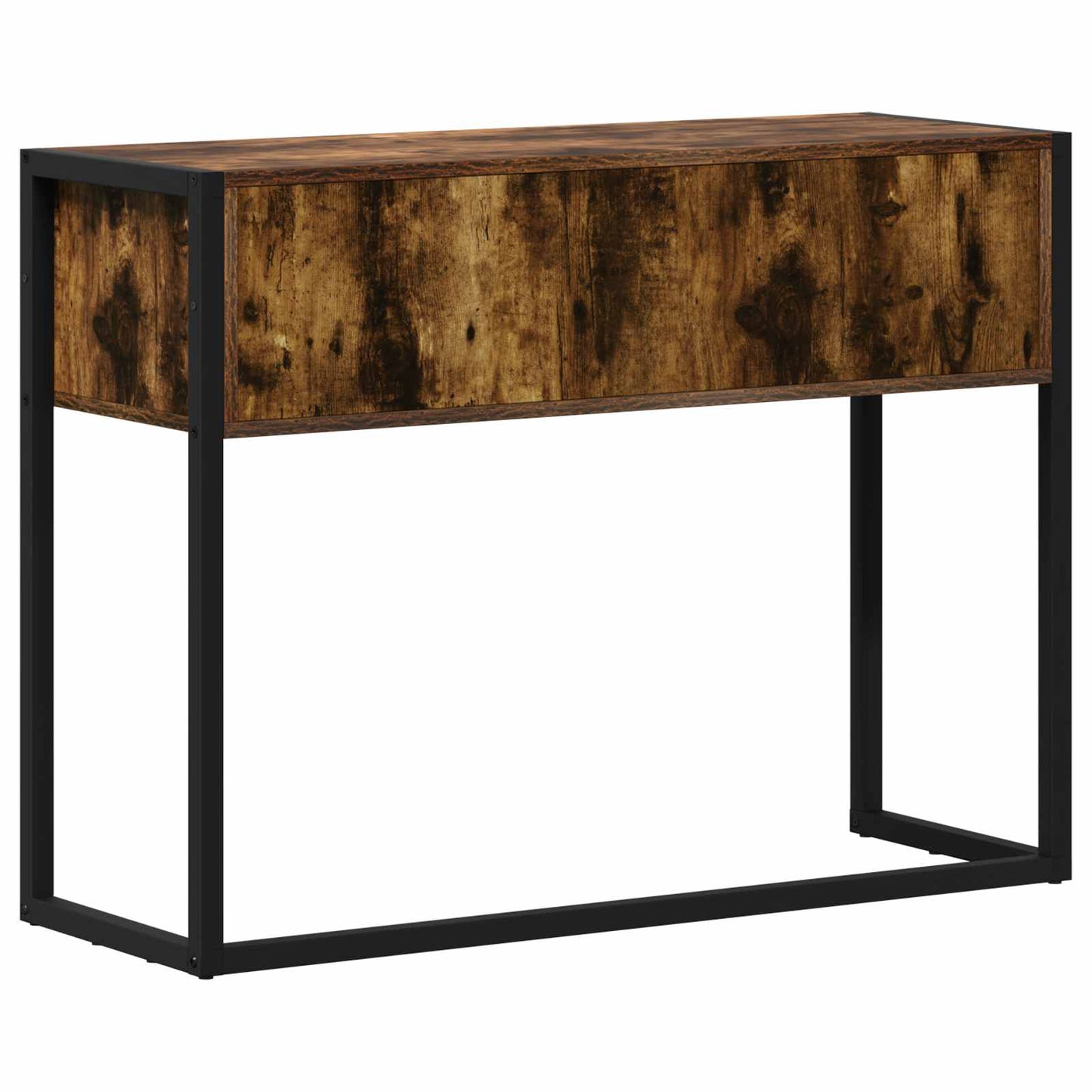 End Table Smoke Oak 100 x 36 x 75 cm Engineered Wood
