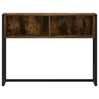 End Table Smoke Oak 100 x 36 x 75 cm Engineered Wood