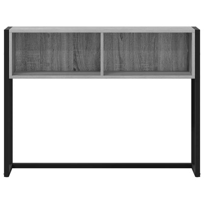 End Table Grey Sonoma 100 x 36 x 75 cm Engineered Wood