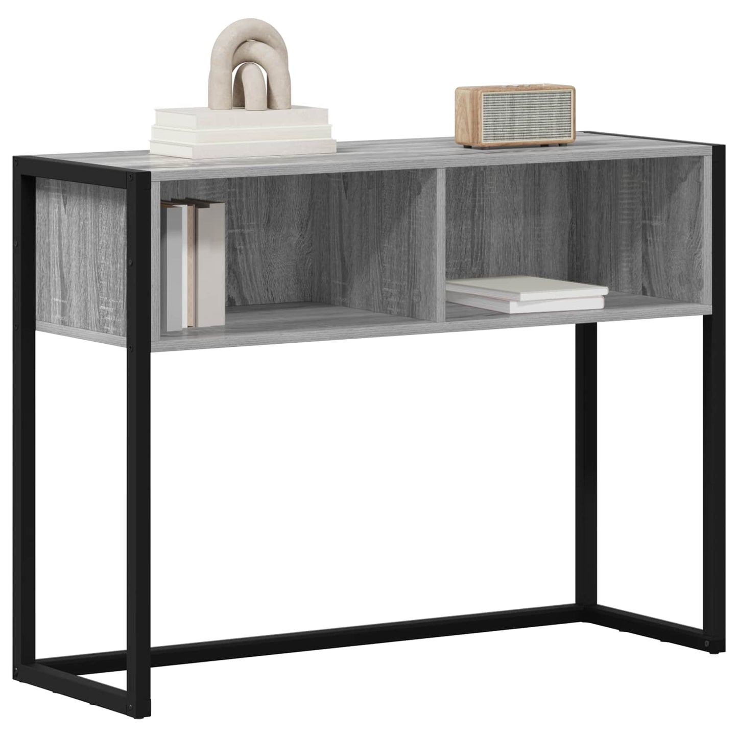 End Table Grey Sonoma 100 x 36 x 75 cm Engineered Wood