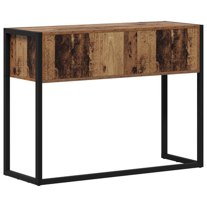 End Table Old Wood 100 x 36 x 75 cm Engineered Wood