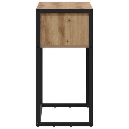 End Table Artisian Oak 100 x 36 x 75 cm Engineered Wood
