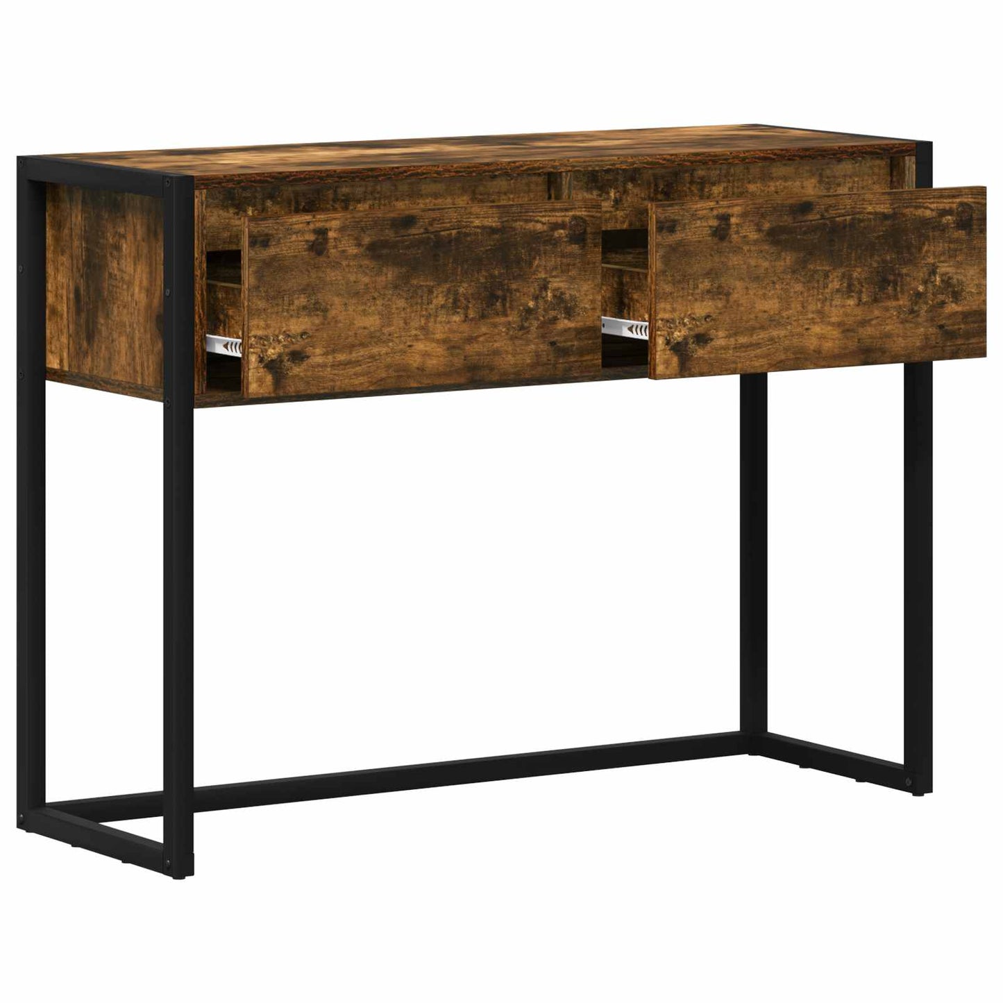 End Table Smoke Oak 100 x 36 x 75 cm Engineered Wood